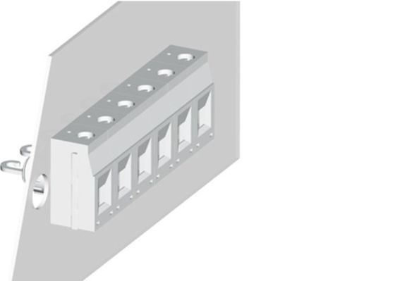 Bulkhead Connectors Panel Feed Through Terminal Block Pitch 6.2mm