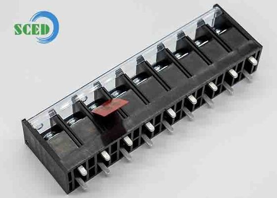 Barrier Terminal Block Pitch 14.50mm 600V 40A 4-14P Steel M5 Power Terminal Block