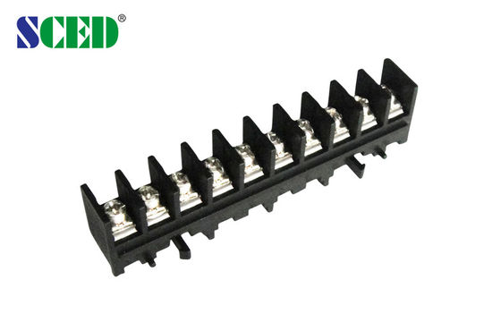 Long Single Pin Connector 300V Barrier Terminal Block Electrical 7.62mm Pitch UL CE