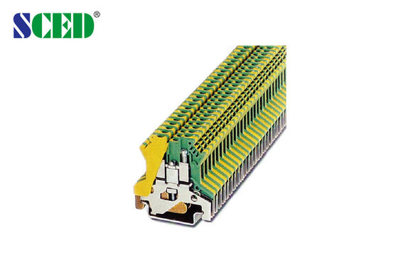  Ground Terminal Blocks    Terminal Width 6.2mm   AWG 30 - 12     Din Rail Terminal Blocks