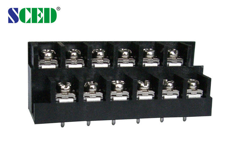 PBT Barrier Terminal Blocks 8.70mm Spacing 250V/15A 14 Poles UL94-V0