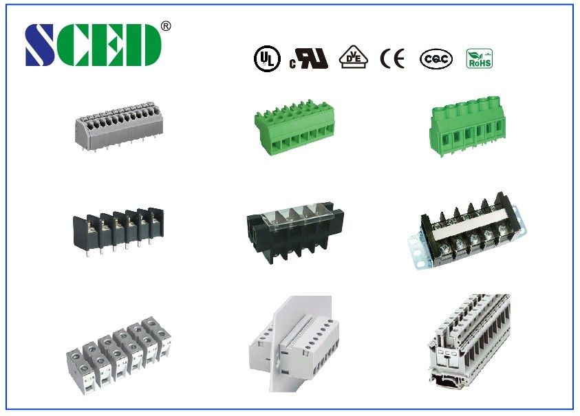 6A - 500A Full Range PCB Mount Terminal Block UL CUL VDE CQC CE Certificates