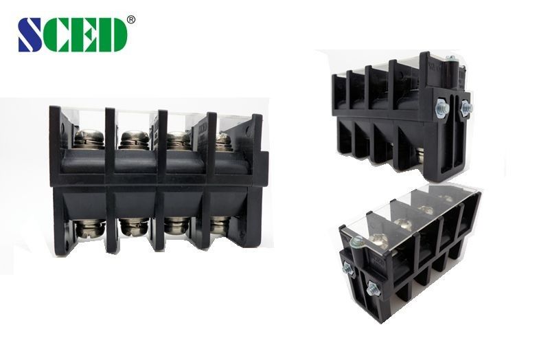 Copper Conduction Board Screw Terminal Block 300V 101A 16.00mm