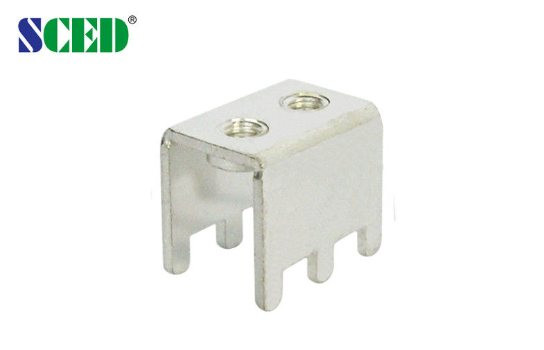 110A Brass Terminal Block Accessories , Electrical Components PCB Terminal 8.5mm Spacing