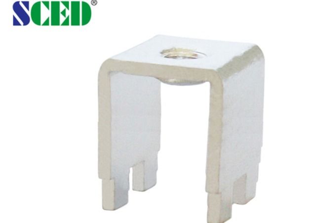 PCB Terminal Block Accessories , Brass Wire Terminal Connectors 75A M4