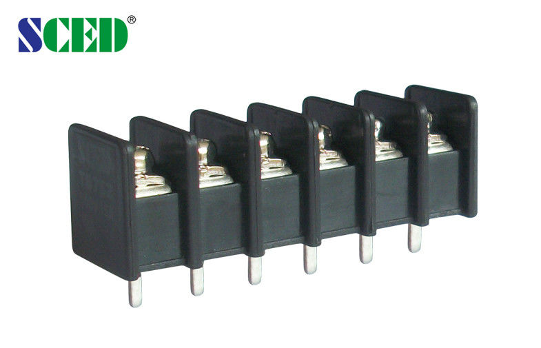Black High Voltage Barrier Terminal Block 2 Way - 24 Way Pitch 7.62mm