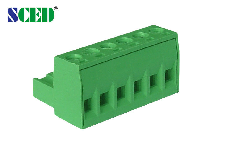 PCB Female Plug In / Pluggable Terminal Block Pitch 5.08mm , 300V 18A , 2P - 24P