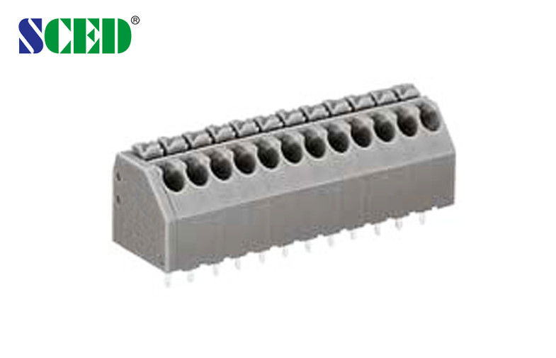 300V 5A Single Deck Spring Screwless Terminal Block Pitch 3.50mm 2P - 28P