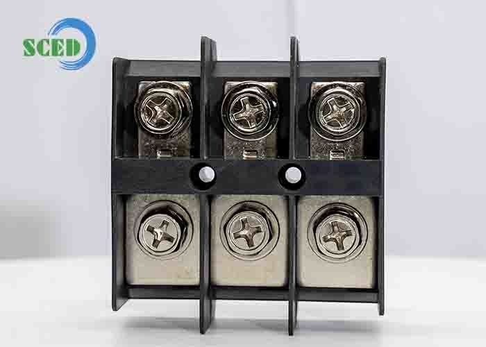 High Current Terminal connector Pitch 25.00mm 600V 150A PA66 3P M8