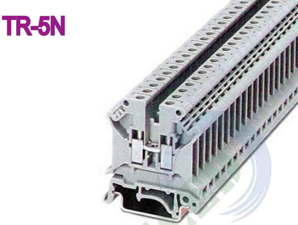 Female Gender Power Distribution Simplified with 10/0.4 mm/in Strip Length Din Rail Terminal Blocks