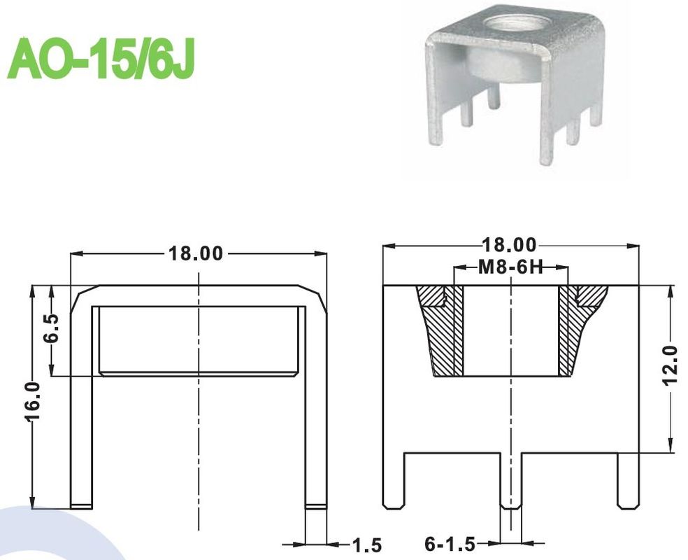 10 Lbf.in Torque M4 Electrical Wire Connector for Secure Connections in Industrial Settings