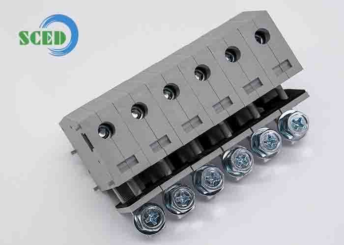 14-16 Lbf.in Torque Feed Through Terminal Block with Protector Mounting Type DIN Rail With Or Without Protector