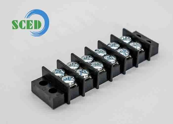 2 to 24 Poles Barrier Terminal Board 600V Voltage Rating Ideal for Electrical Circuit Connections and Power Distribution
