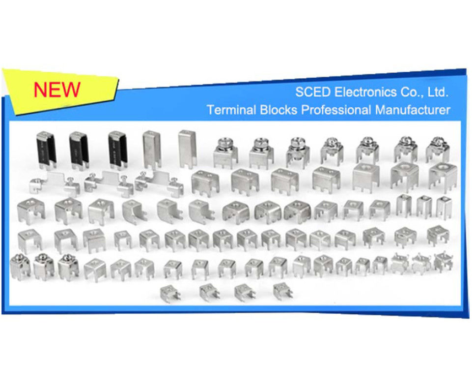 Terminal Metal Parts Terminal Block Accessories Screw M4 Brass Terminal For PCB