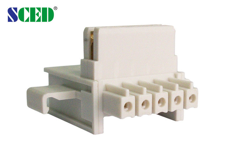 300V 10A Header Male Sockets / Pitch 3.81mm , 5P Sockets Plug-in Terminal Block
