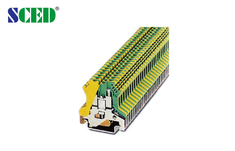  Ground Terminal Blocks    Terminal Width 6.2mm   AWG 30 - 12     Din Rail Terminal Blocks