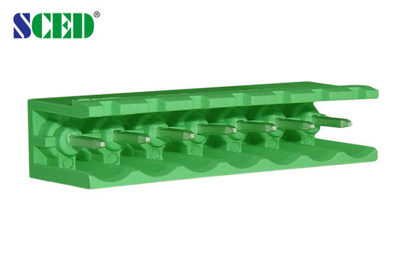 5.08mm स्पेसिंग ब्रास पावर टर्मिनल ब्लॉक कनेक्टर UL94 V0 300V 18amp