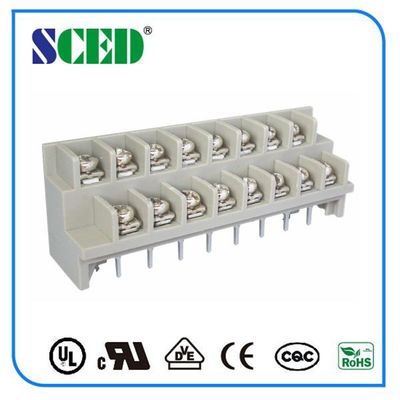 ग्रे पावर बैरियर टर्मिनल ब्लॉक पीबीटी UL94-V0 पिच 7.62 मिमी 4-20 ध्रुव