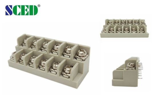 स्टील / एम 3 स्क्रू 7.62 मिमी स्क्रू टर्मिनल ब्लॉक पिन के साथ 300V 15A