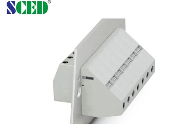 पीसीबी प्लग करने योग्य 600v 75A पैनल माउंट टर्मिनल कनेक्टर 15.1mm चौड़ाई