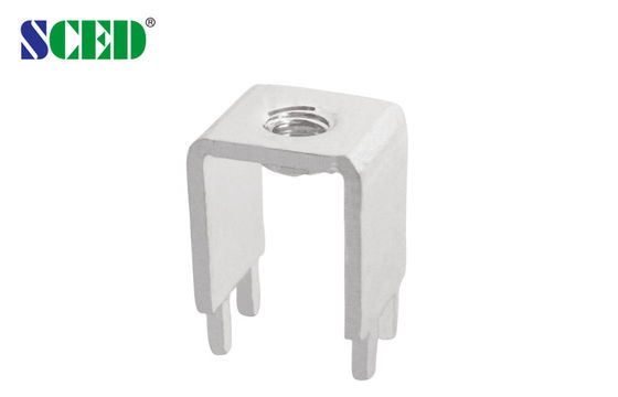 धातु टर्मिनल ब्लॉक सहायक उपकरण पीतल पीसीबी टर्मिनल 5.0 मिमी * 10.0 मिमी केंद्र अंतरिक्ष