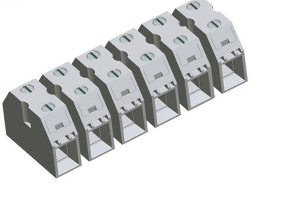 2-16 ध्रुव 50A टर्मिनल ब्लॉक पिच के माध्यम से फ़ीड 13.5 मिमी तांबा