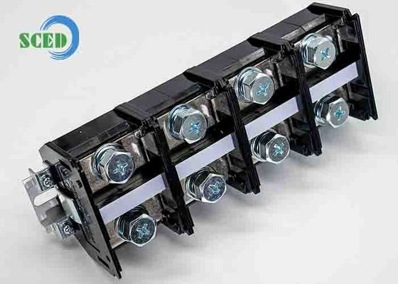 पीसीबी पैनल माउंट टर्मिनल ब्लॉक 47.00mm 600V 300A पीसी ब्लैक स्क्रू टर्मिनल कनेक्टर