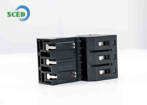 300V 55A महिला प्लग करने योग्य टर्मिनल ब्लॉक, 600V 55A पीसीबी टर्मिनल ब्लॉक पिच 10.16mm 3P