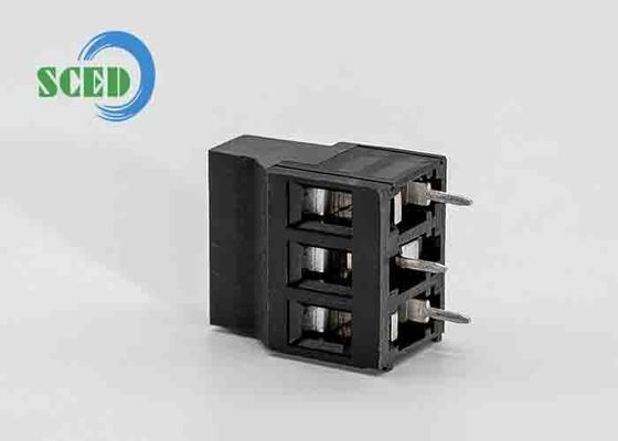 22-14AWG पीसीबी टर्मिनल ब्लॉक के साथ सुरक्षित तार कनेक्शन, सफेद प्लास्टिक सामग्री में